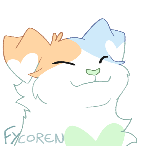My oc cat made by Fycoren, has the same colour palette as the Unlabeled flag does, cat is a Scottish Fold breed.